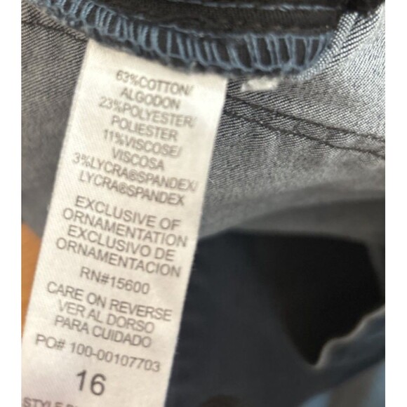 DEMOCRACY AB-Technology Jeans Size 16 Skinny-Cotton Blend - Picture 4 of 4